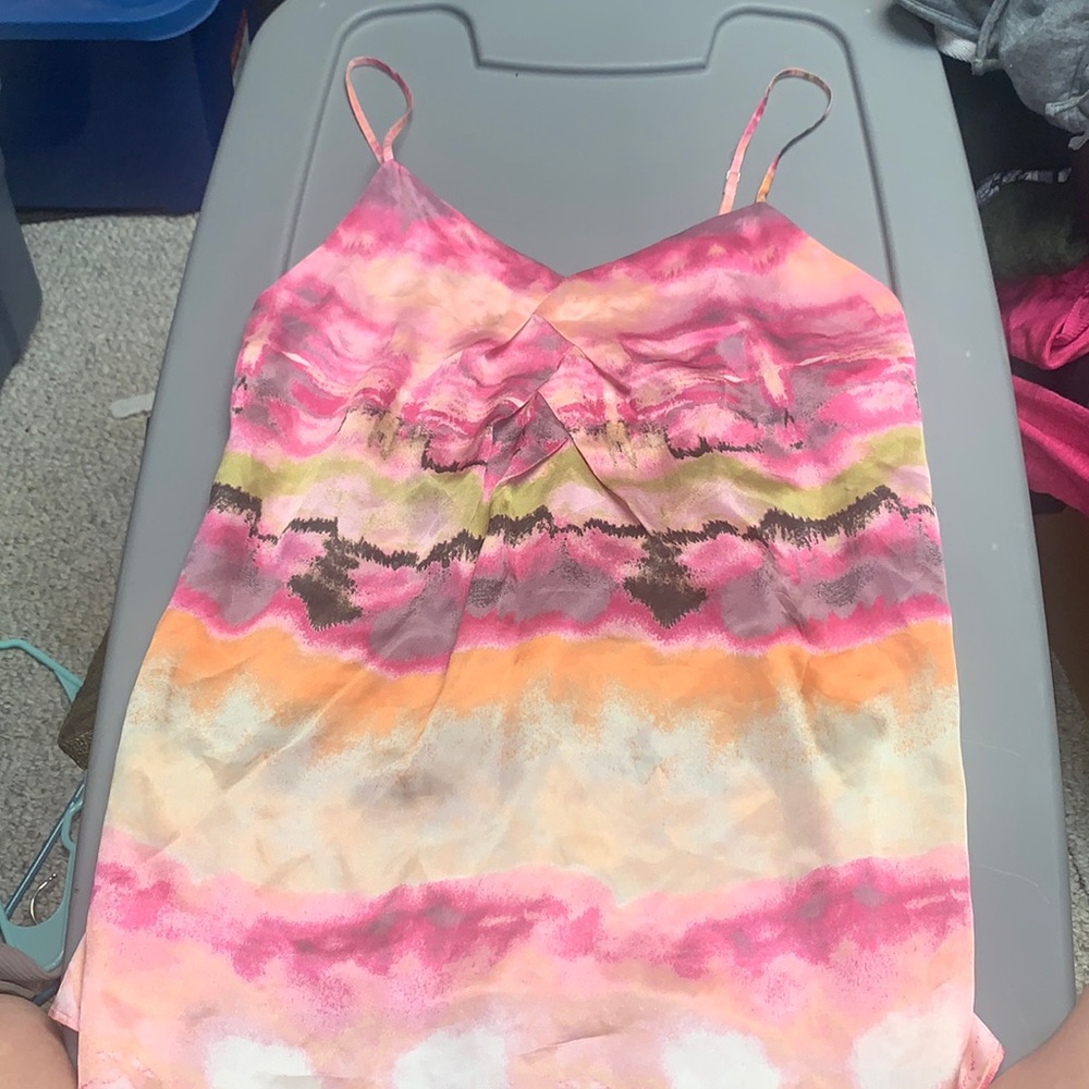 COPY - Pink Tank blouse from banana republic